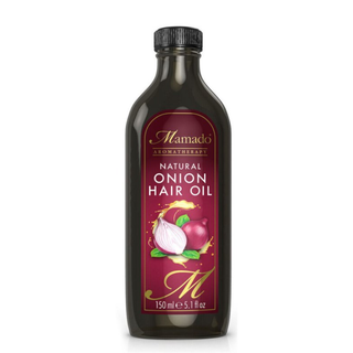 Mamado natural onion hair oil 150ml promote hair growth and reduce hair loss scalp nourishing oil for stronger healthier hair