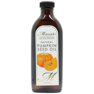 Mamado natural pumpkin seed oil 150ml nourishing oil for skin hair and scalp care for moisture softness and healthy shine