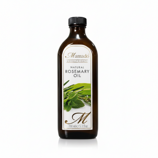 Mamado natural rosemary oil 150ml for hair scalp and aromatherapy care with nourishment strength and refreshing herbal wellness