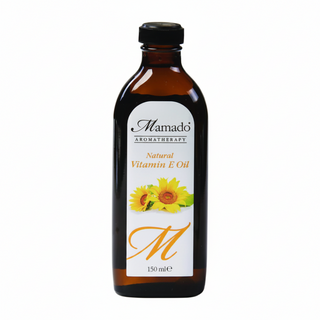 Mamado natural vitamin E oil 150ml hydrating and nourishing skin and hair oil for moisture softness and healthy glow