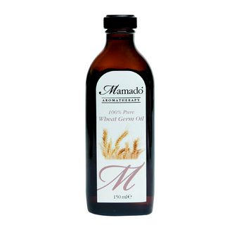Mamado natural wheat germ oil 150ml skin body and hair nourishing oil for moisture softness and healthy glow