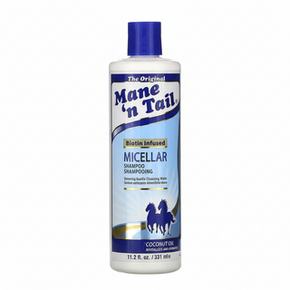 Mane N Tail biotin infused micellar shampoo 11.2oz for hydrating cleansing and revitalizing healthy hair care