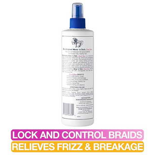 mane n tail braid sheen conditioning spray 12oz moisture control shine braid scalp care spray
