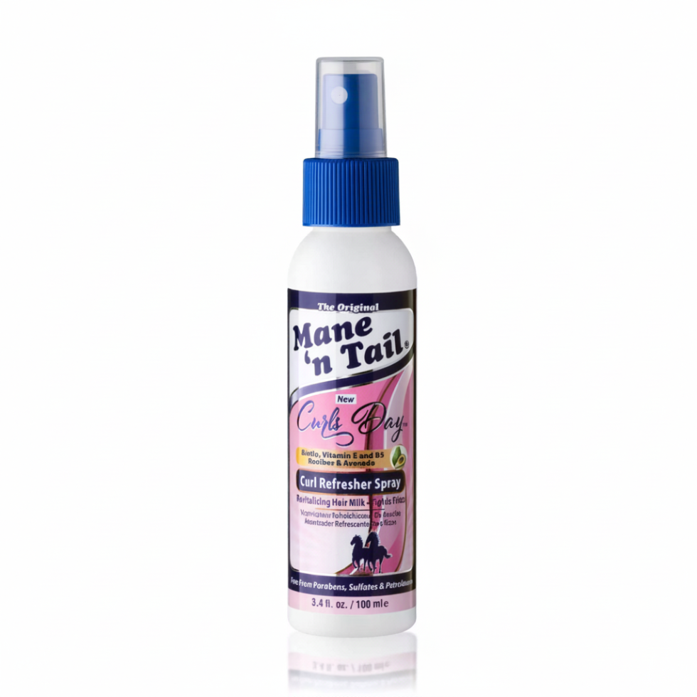 mane n tail curls day curl refresher spray 100ml hydrate detangle revive curls frizz control spray
