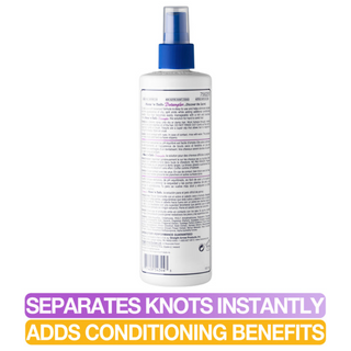 mane n tail detangler spray 355ml remove tangles knots smooth soft manageable hair care
