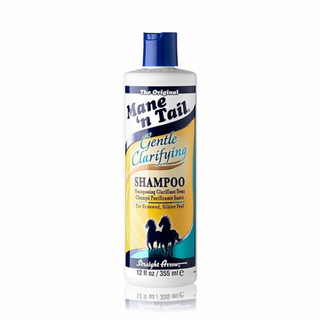 mane n tail gentle clarifying shampoo 12oz deep cleanse buildup removal silky smooth hair care
