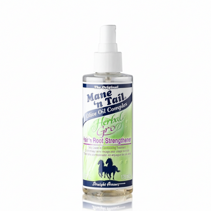 mane n tail olive oil complex herbal gro root strengthener 6oz fortify nourish strengthen hair care
