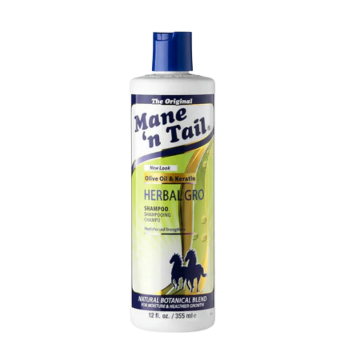 Mane N Tail Olive Oil & Keratin Shampoo 355ml | Strengthen & Nourish Hair