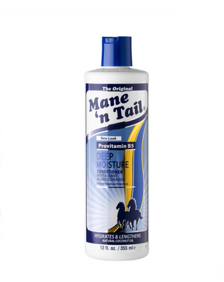 mane n tail provitamin b5 deep moisture conditioner 12oz hydrate strengthen lengthen dry hair care
