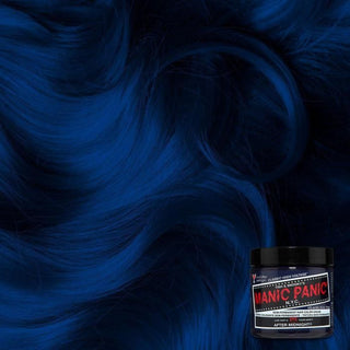 Manic Panic after midnight semi permanent deep blue hair color cream vibrant fashion hair dye bold midnight shade