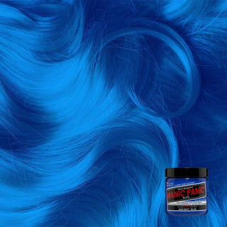 Manic Panic bad boy blue semi permanent deep blue hair color cream fashion dye bold vibrant blue shade