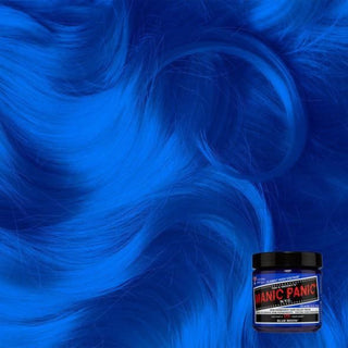 Manic Panic blue moon semi permanent vibrant blue hair color cream fashion dye bold deep blue shade