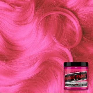 Manic Panic cotton candy pink semi permanent hair color cream pastel pink fashion hair dye vibrant soft color