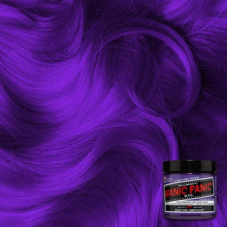 Manic Panic electric amethyst semi permanent vibrant purple hair color cream fashion dye bold electric purple shade