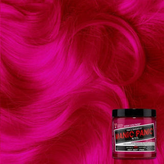 Manic Panic hot hot pink semi permanent vibrant pink hair color cream fashion dye bold neon pink shade