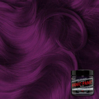 Manic Panic purple haze semi permanent deep purple hair color cream fashion dye bold violet shade