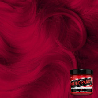 Manic Panic rock n roll red semi permanent vibrant classic red hair color cream fashion dye bold rock red shade