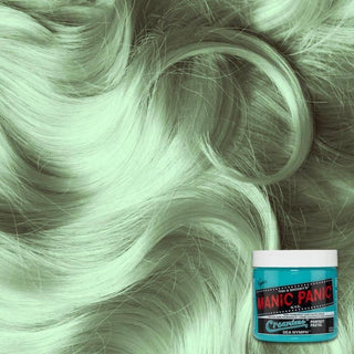 Manic Panic sea nymph semi permanent soft seafoam green hair color cream fashion dye pastel ocean green shade