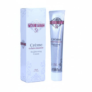 Maxi White brightening cream improves skin tone and glow for smooth radiant skin
