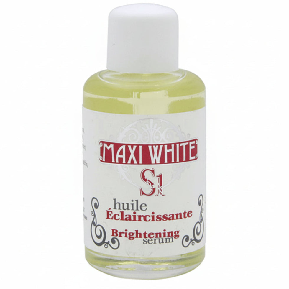 Maxi White serum brightens skin and improves tone for smooth radiant glow