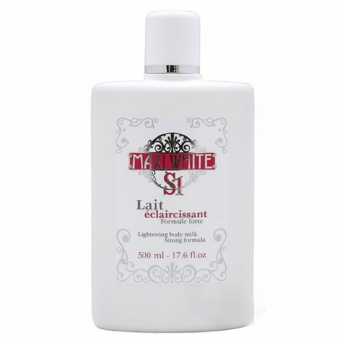 Maxi White S1 Lightening Body Milk 500ml | Strong Formula Brightening Lotion