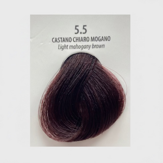 Maxima 5.5 light mahogany brown 100ml permanent grey coverage hair dye natural salon quality color