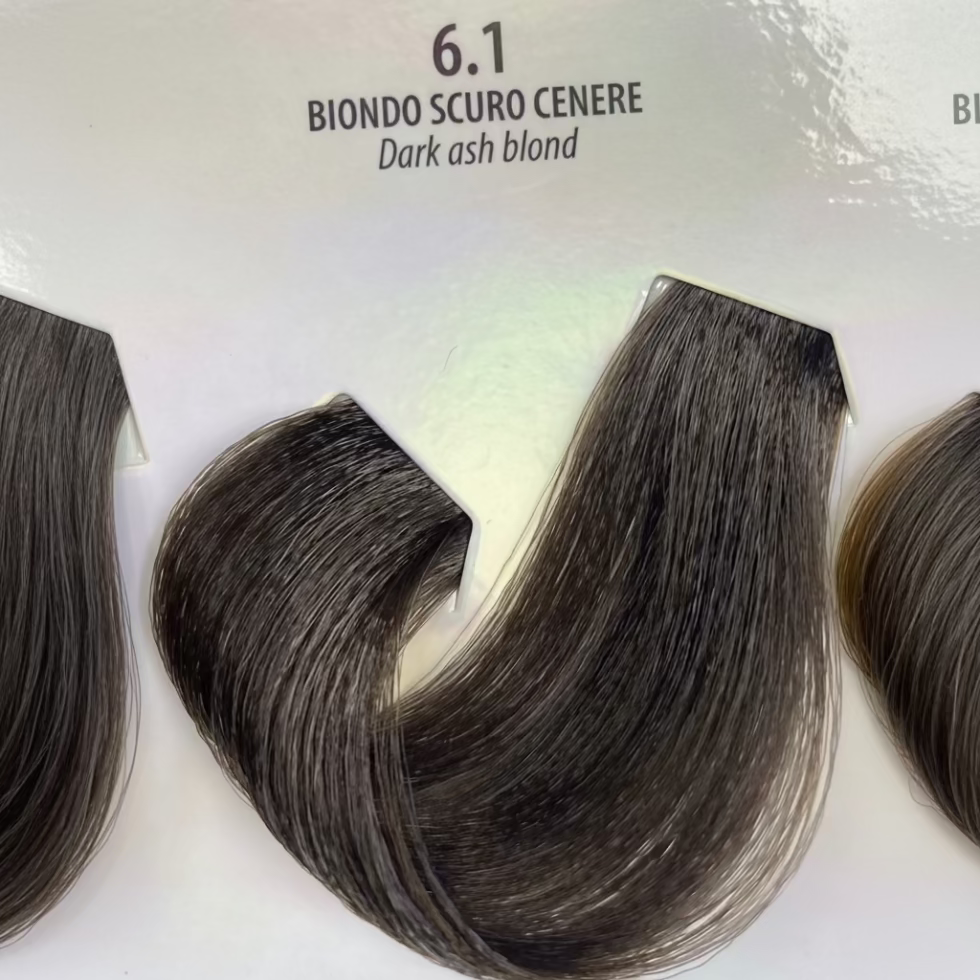 maxima hair color 6.1 dark ash blonde 100ml permanent cream dye for cool tone grey coverage and salon finish