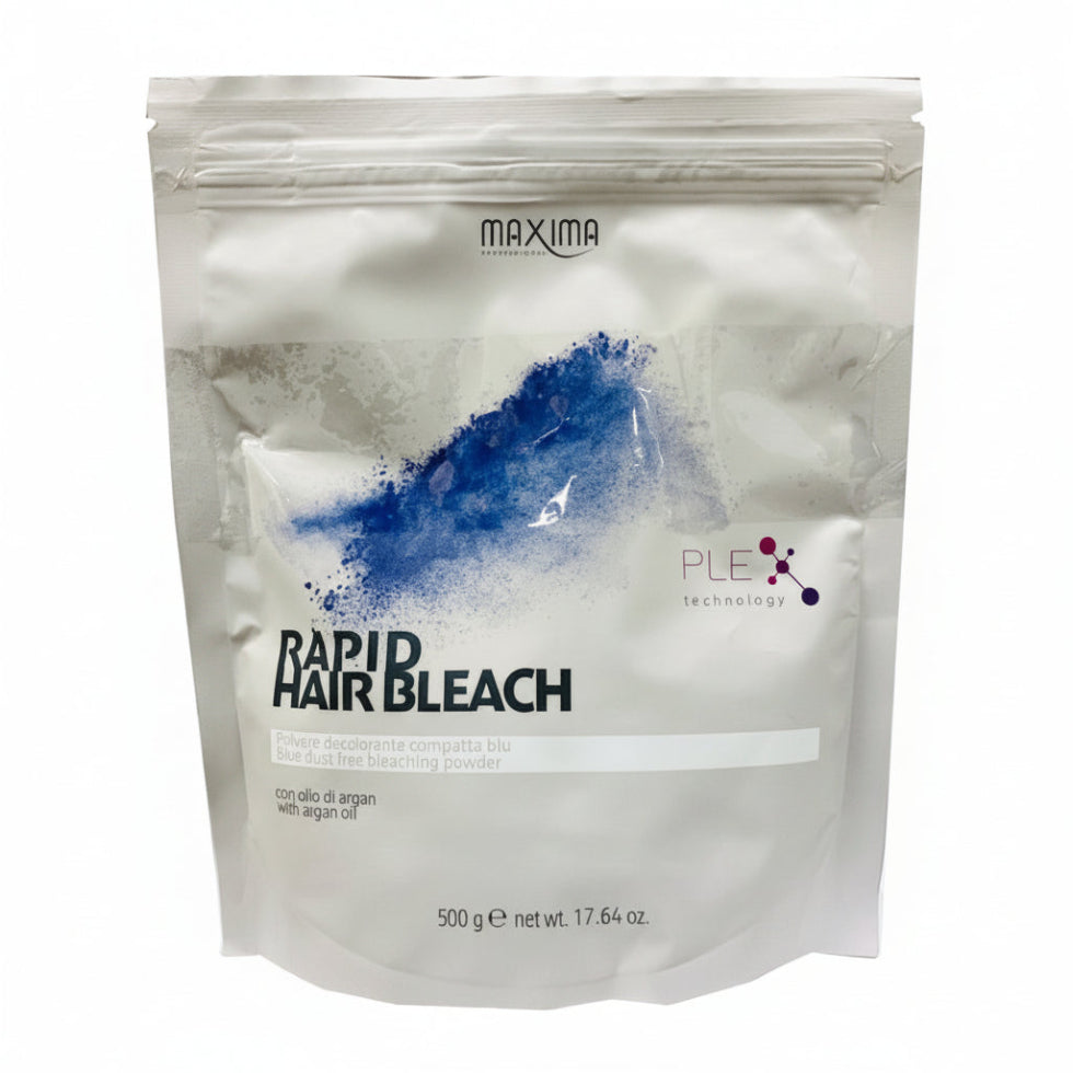 maxima rapid hair bleach blue 500g plex lightening powder anti orange professional use