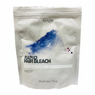 maxima rapid hair bleach blue 500g plex lightening powder anti orange professional use