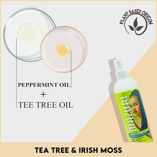 Mazuri Braid Spray Soothing & Shine Mist 355 ml with Tea Tree & Irish Moss
