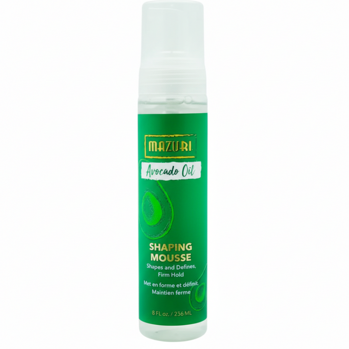 Mazuri Avocado Oil Shaping Mousse 567g | Volume, Define & Nourish Hair