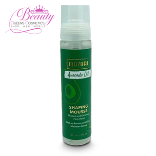Mazuri Avocado Oil Shaping Mousse – Frizz-Free Curl Definition & Hold