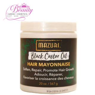 Mazuri Black Castor Oil Hair Mayonnaise 567g- Repair, Strengthen & Nourish Hair