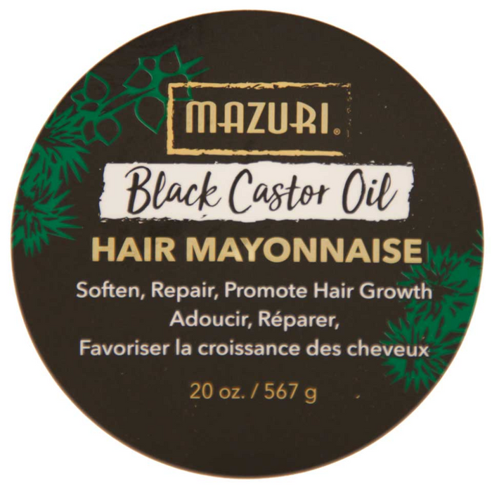 Mazuri Black Castor Oil Hair Mayonnaise | Repair, Strengthen & Nourish Hair