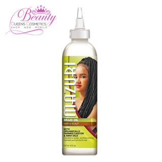 Mazuri Beard Oil For Hair & Scalp with Castor & Amla Oils -237ml/8.5 fl.oz