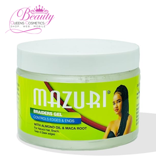 Mazuri Braiders Gel, Controls Edges & Ends 355ml- Smooth Hold & Shine