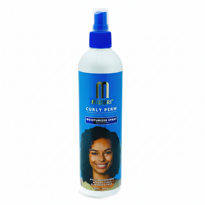 Mazuri Curly Perm Moisturizer Spray 12oz | Hydrate, Define & Refresh Curls