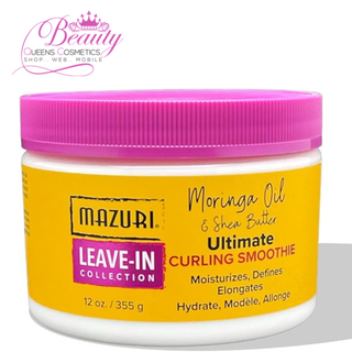 Mazuri Moringa Oil & Shea Butter Curling Smoothie 355g- Define & Hydrate Curls