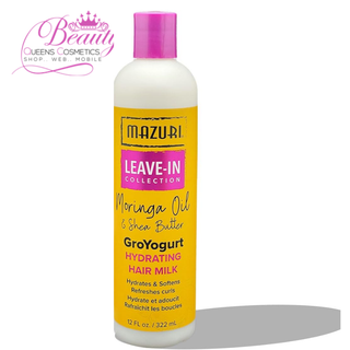 Mazuri Moringa Oil & Shea Butter Groyogurt Hair Milk 322ml- Hydrate & Soften Hair