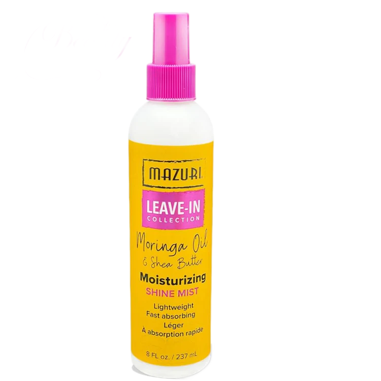 Mazuri Moringa Oil & Shea Butter Moisturizing Shine Mist 237ml  Hydrate & Glow