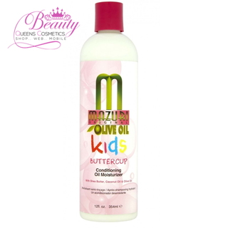 Mazuri Olive Oil Kids BUTTERCUP Conditioning Oil Moisturizer 354ml- Soft & Hydrated Hair