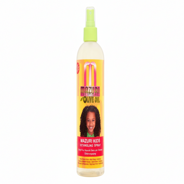 Mazuri Olive Oil Kids Detangling Spray 12oz | Gentle Tangle-Free Hair Care