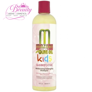 Mazuri Olive Oil Kids SHAMPOOSIE Detangling Shampoo 354ml- Gentle & Moisturizing Cleanse