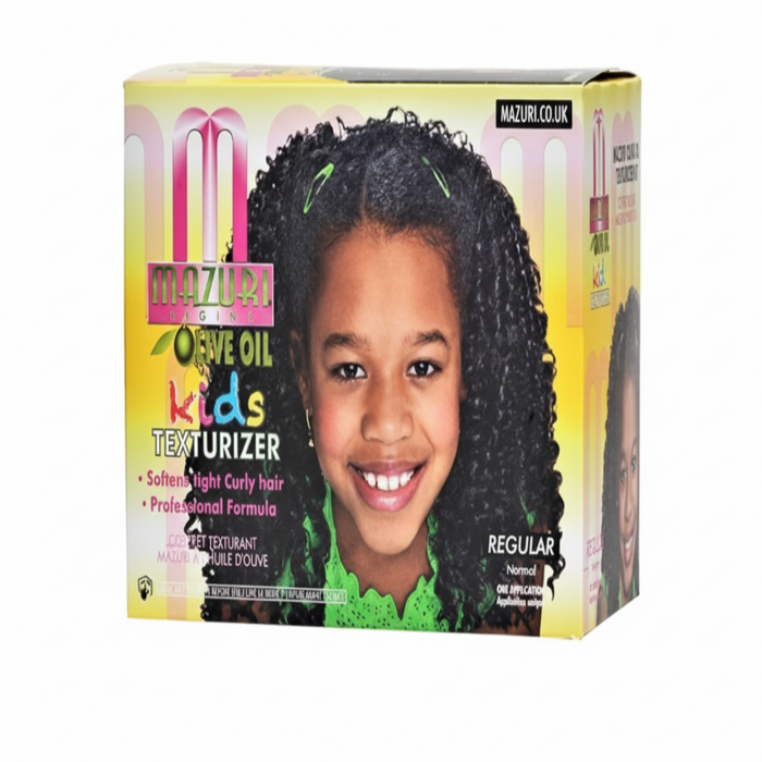 Mazuri Olive Oil Kids Texturizer Regular | Soft, Frizz-Free Manageable Hair