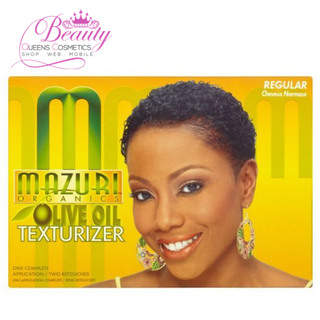 Mazuri Olive Oil Texturizer Regular Formula  Application- Smooth, Silky & Frizz-Free Hair