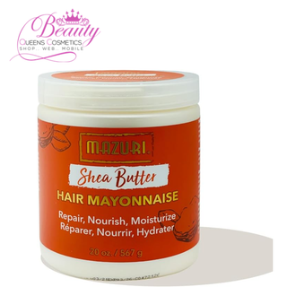 Mazuri Shea Butter Hair Mayonnaise 567g- Deep Repair, Strength & Shine