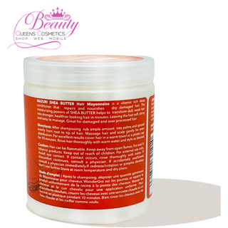 Mazuri Shea Butter Hair Mayonnaise 567g- Deep Repair, Strength & Shine