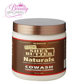 Mazuri Shea Butter Naturals COWASH 16oz- Sulfate-Free Conditioning Cleanser