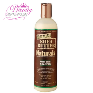 Mazuri Shea Butter Naturals Fresh Start Shampoo 355ml- Cleanse, Hydrate & Strengthen