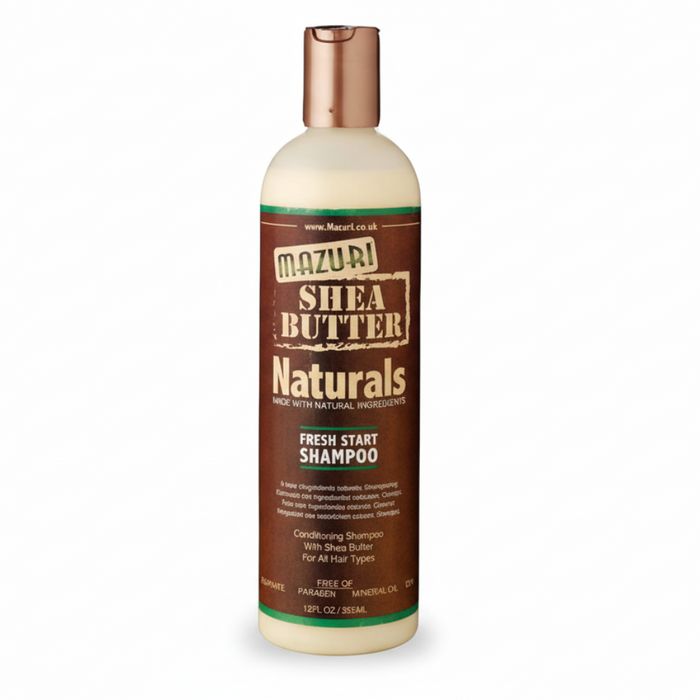 Mazuri Shea Butter Naturals Shampooing Frais Départ 355 ml/12 oz